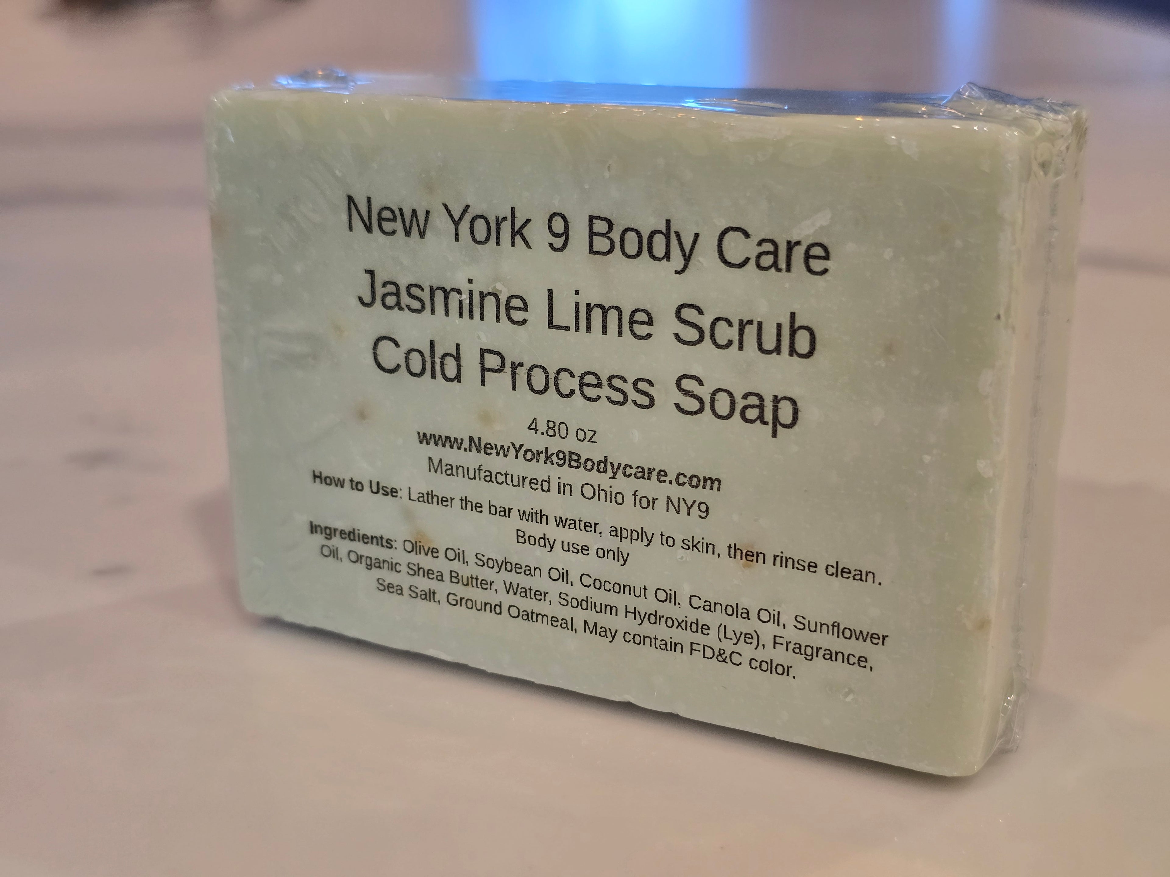 Jasmine Lime Scrub Cold Process Soap