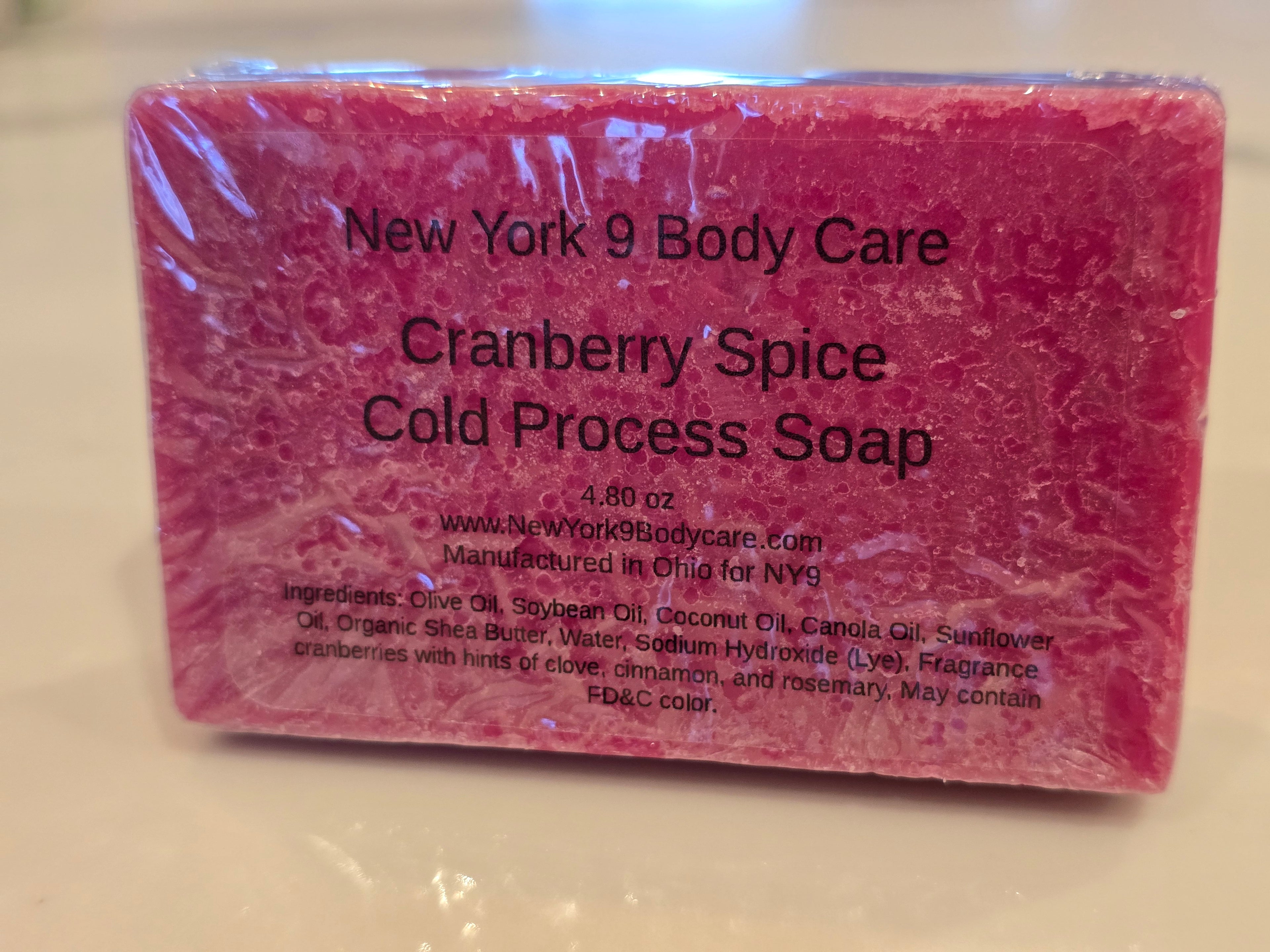 Cranberry Spice Cold Process Soap