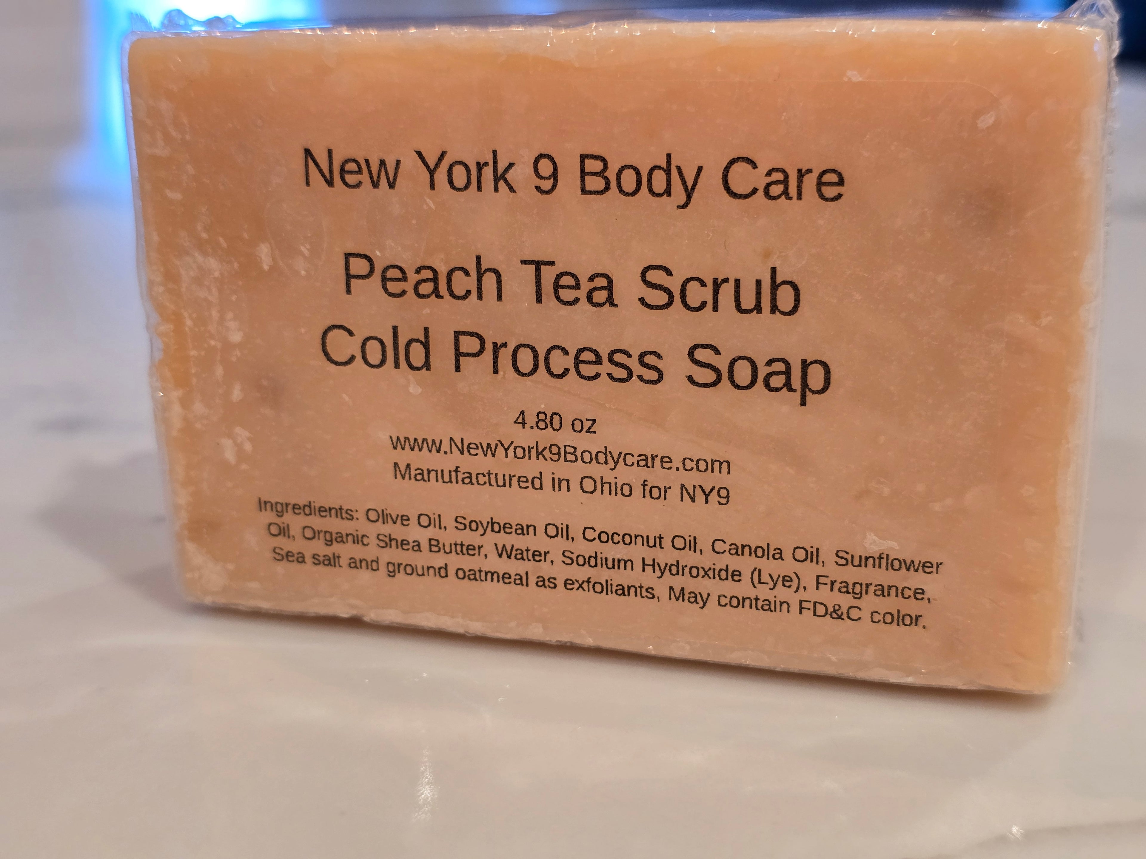 Peach Tea Scrub Cold Process Soap