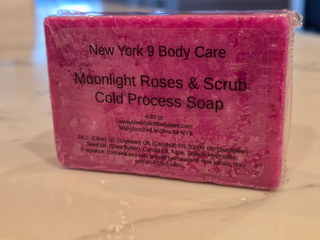 Moonlight Roses & Scrub Cold Process Soap