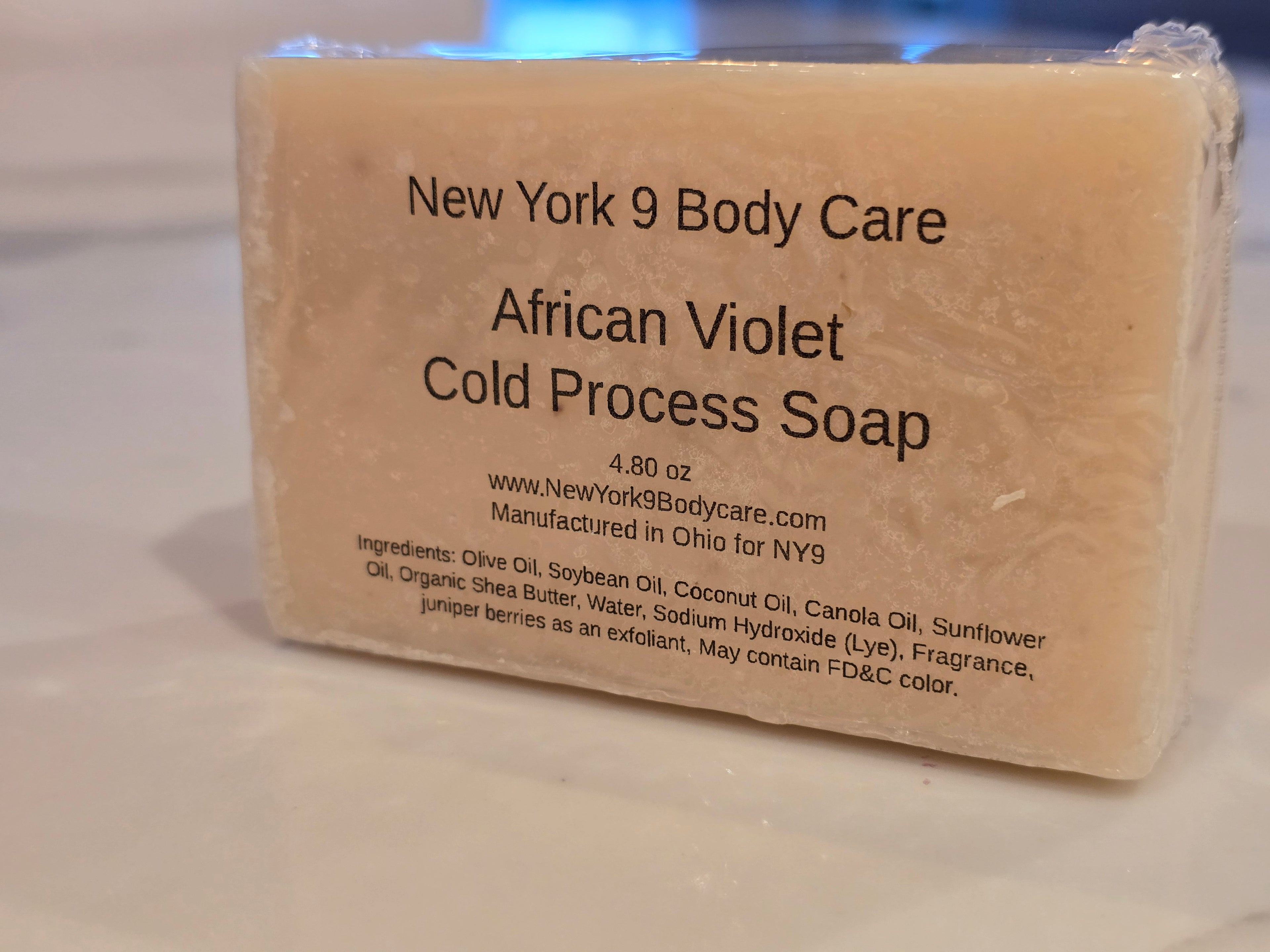 African Violet Cold Process Soap